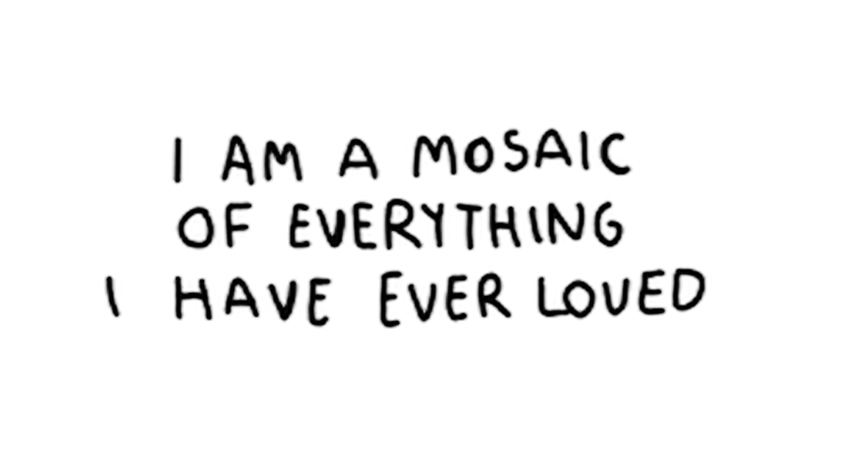 Flash-Motiv: Mosaic quote
