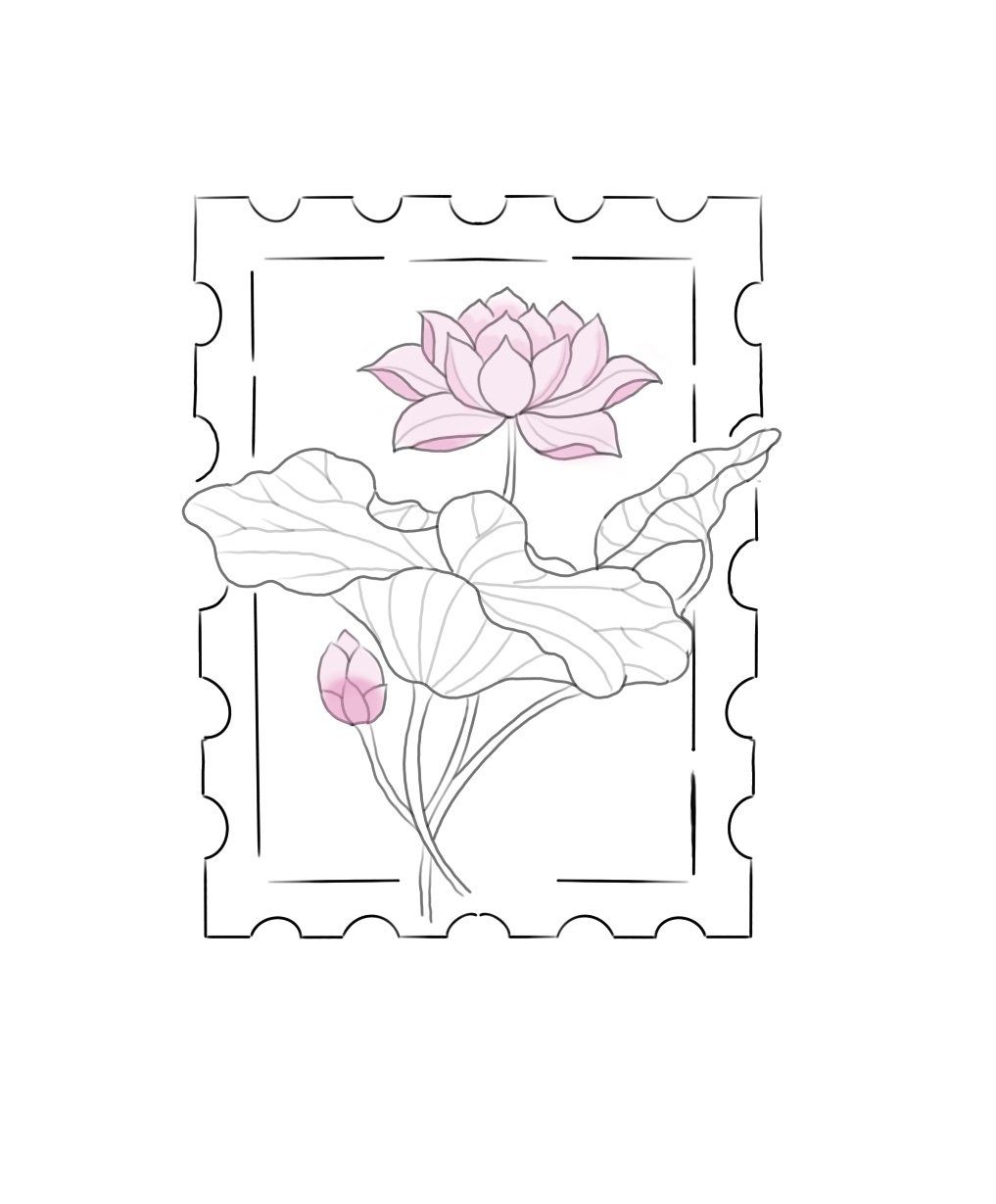 Flash-Motiv: Waterlily Stamp
