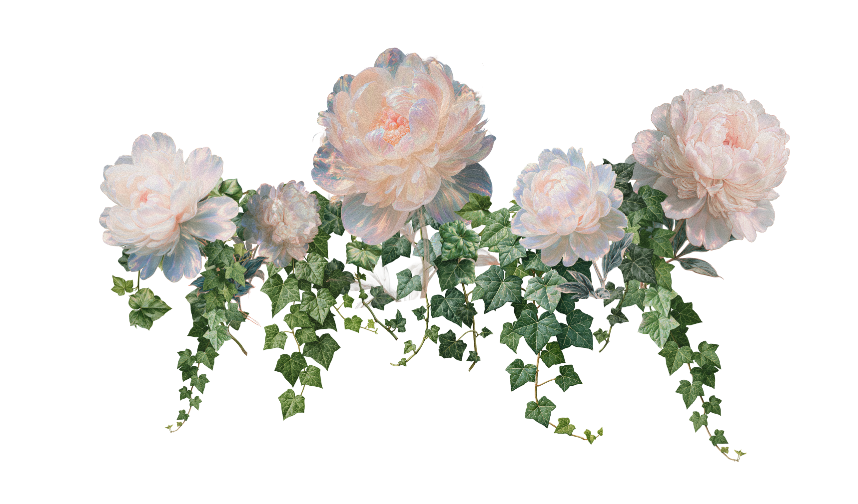 image of roses and ivy